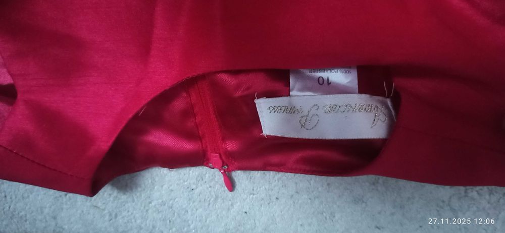 Sukienka American Princess 140 bordiwa cala z kwiatków