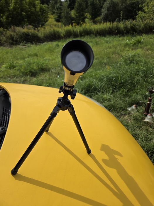Teleskop astronomiczny Tele-Science 40/500 ze statywem i okularem 20 mm
