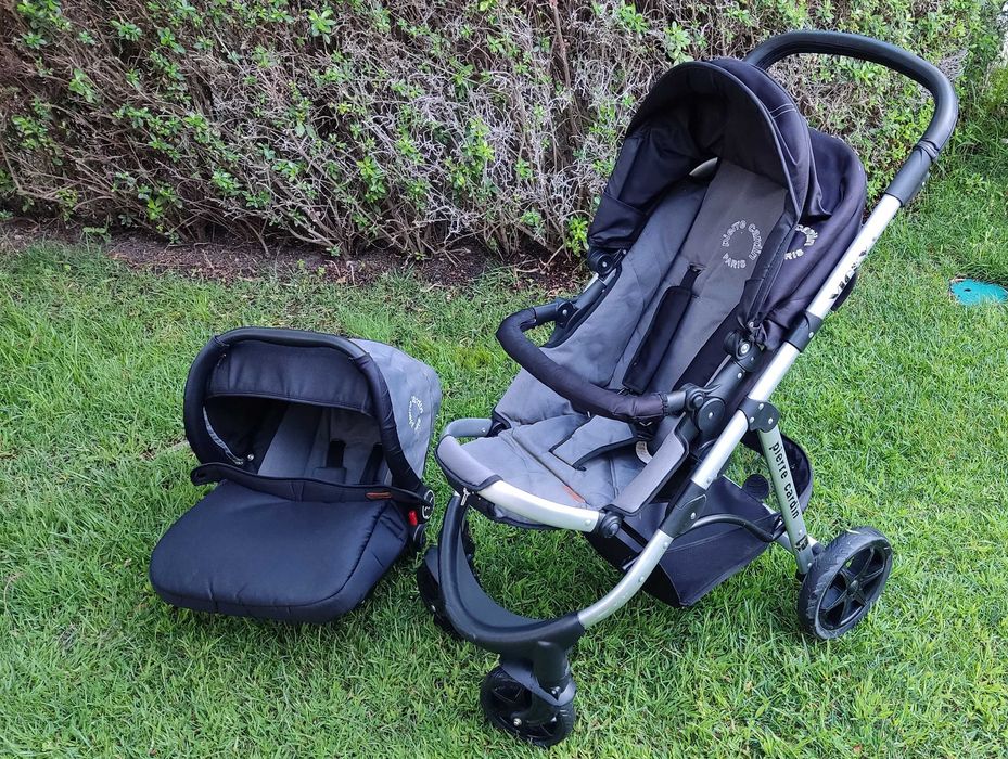 Pierre Cardin Street Set VICKY (Black) Stroller + Car Seat + Bassinet/Carrycot64730298914049120