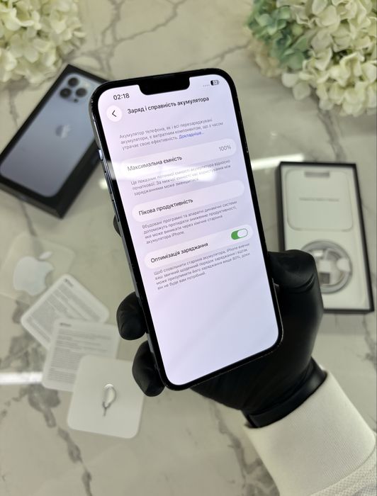 iPhone 13 Pro Max Sierra Blue 100%АКБ Neverlock (Магазин Гарантія)
