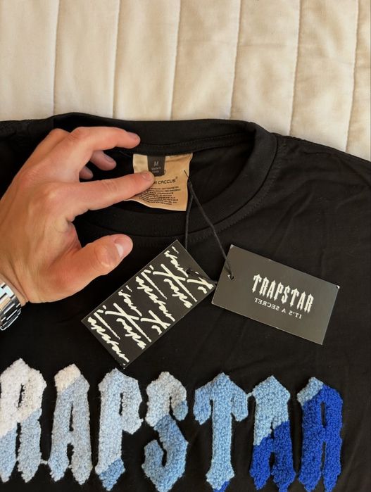 Trapstar Koszulka z Logo Nowa Czarna M