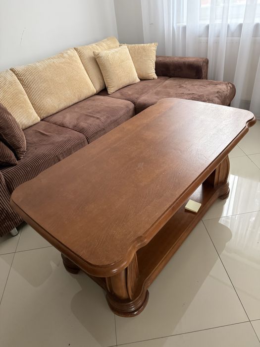 Ława dębowa lite drewno.