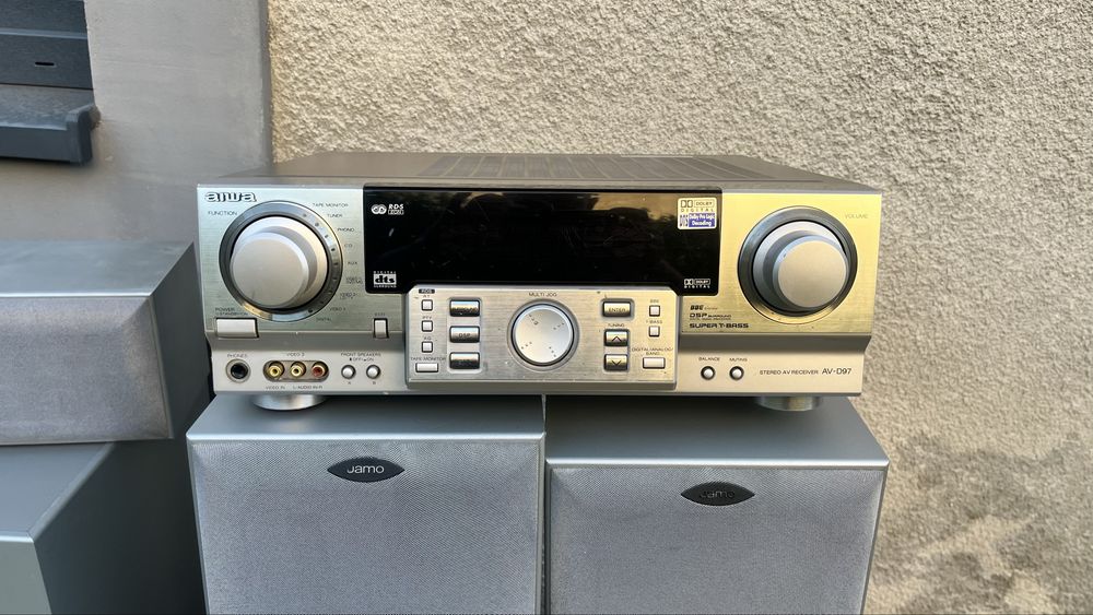 Amplituner aiwa głosniki jamo kino domowe