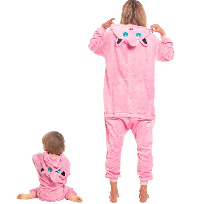 Piżama Damska Kigurumi Onesie Jiggly Puff Pokemon Różowy 175-185 cm XL