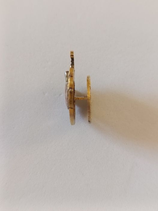 Antigo pin de lapela com brasão de armas "EPA"