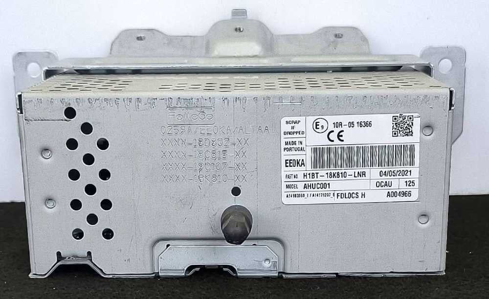Rádio / Auto Rádio H1BT-18K810-LNR - FORD PUMA