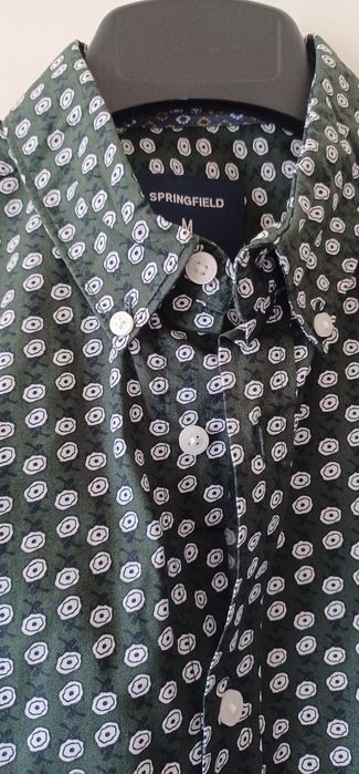 Camisa estampada verde