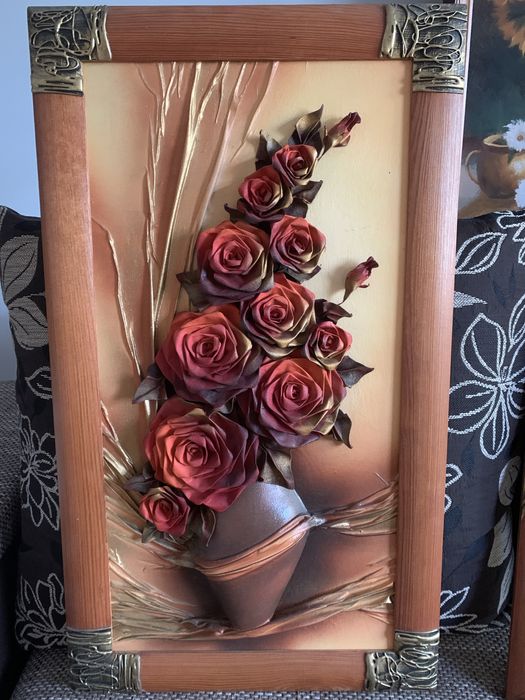 Obraz ze skóry  wym 68/38