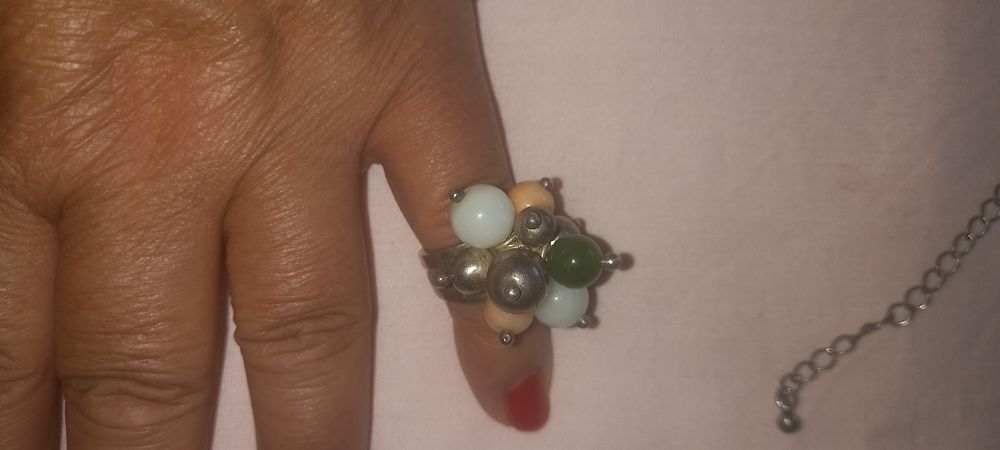 Anel prata para senhora