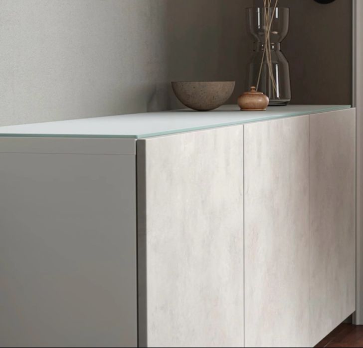 Vidro temperado fosco 180x40cm