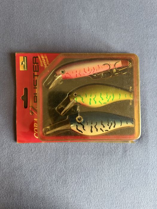 Zestaw 3 vintage woblerów z lat 70