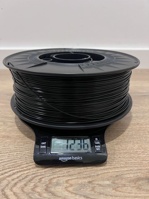 Materiais de impressão PETG branco e preto