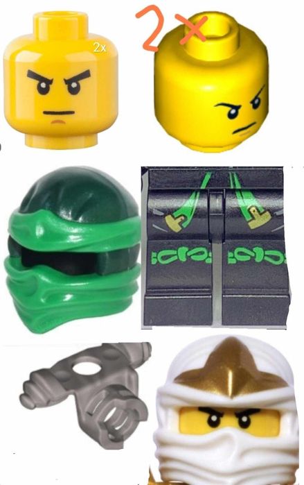 elementy lego ninjago