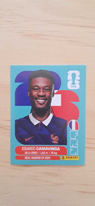 Cromo futebol de Camavinga(Mundial 2026)da Panini