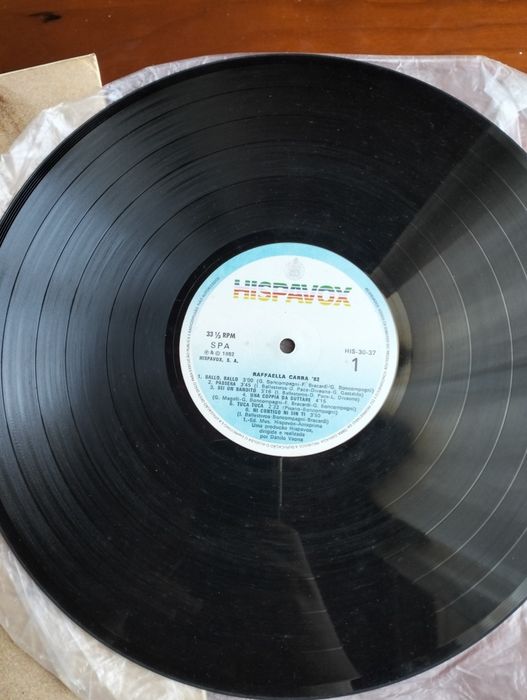 Disco de vinil LP Raffaela Carra 82'