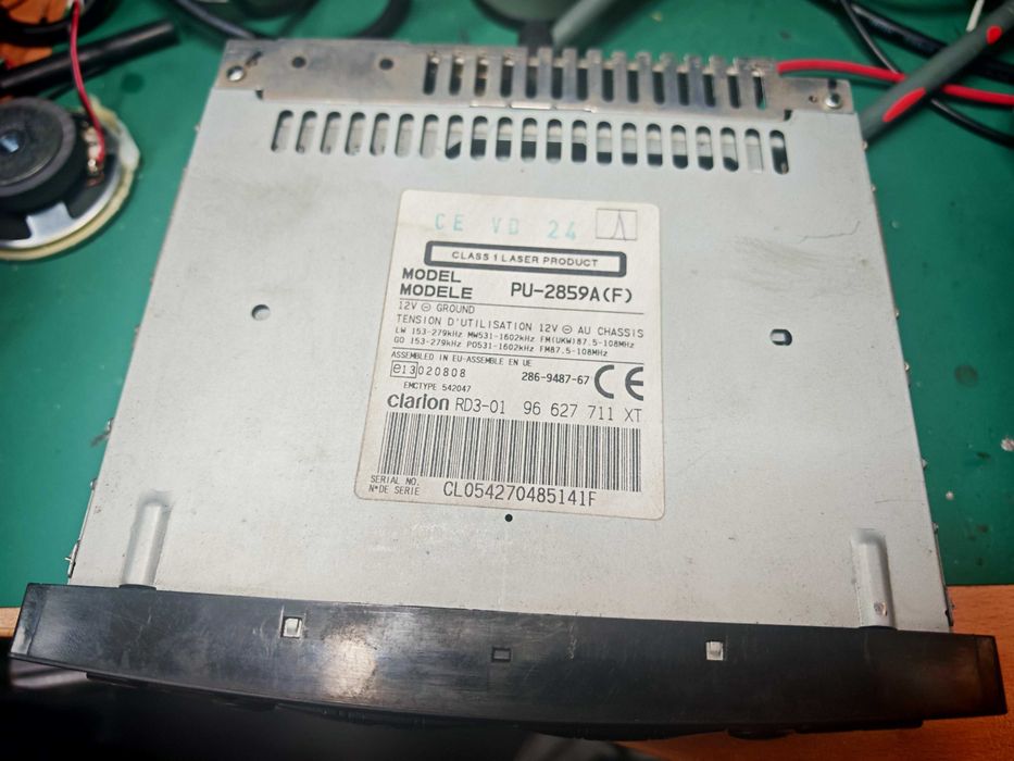 Fabryczne Radio Clarion PU-2859A Peugeot Citroen