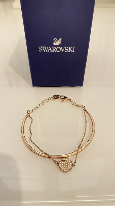 Swarovski Pulseira 'Ginger' em Ouro Rosa