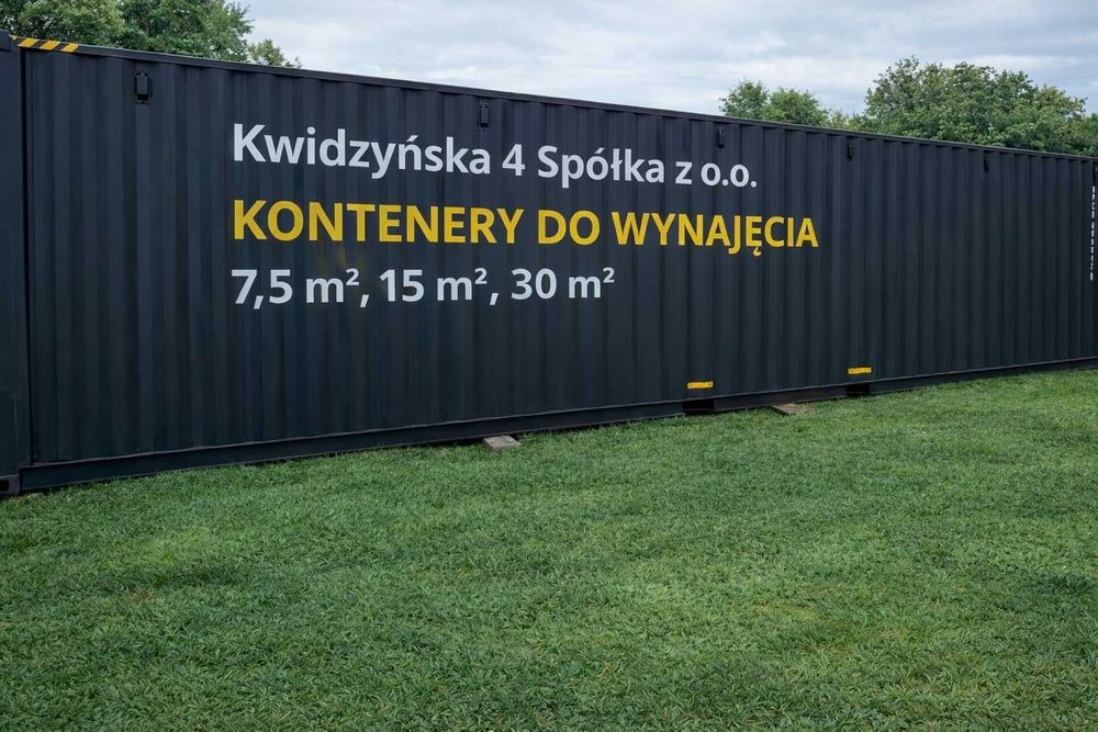Magazyny 15m2/30m2 na wynajem kontenery morskie Wrocław ul. Kwidzyńska