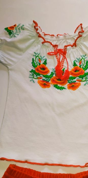 Комплект: вишиванка і спідниця.