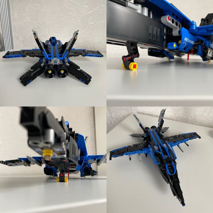 Lego Technic модель винищувача F/A Super Hornet, лего літак, оригінал
