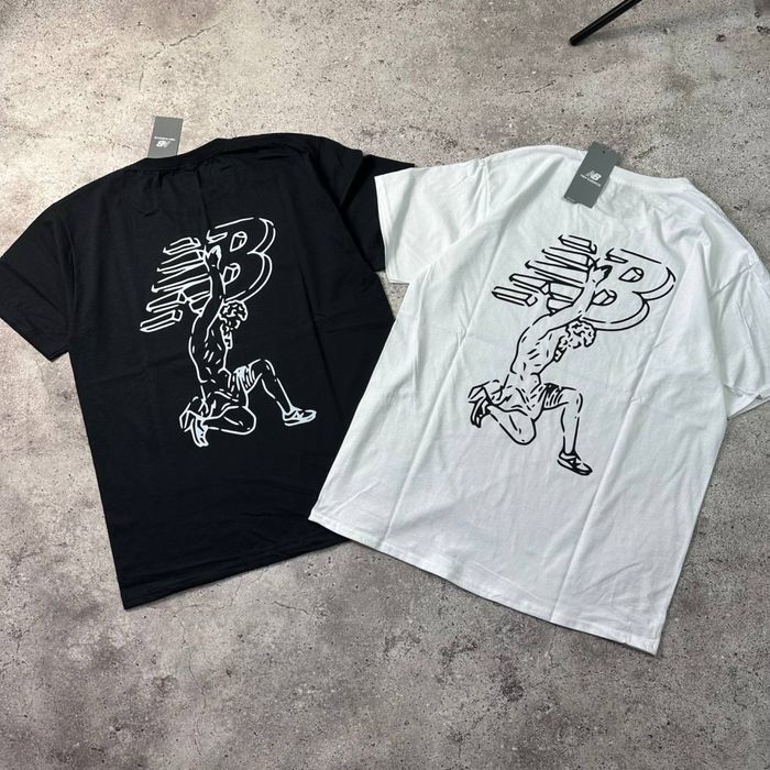 НОВИНКА‼️XS-XXL T-Shirts New Balance doner acab 1312 black white