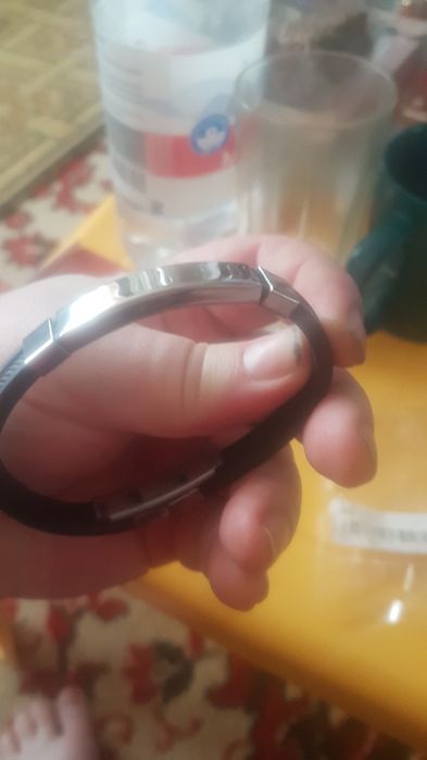 браслет силикон и нержавейка