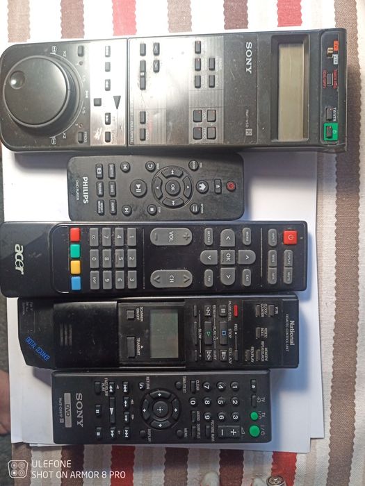 Vendo comandos Sony, Philips,Acer, Nacional Panasonic