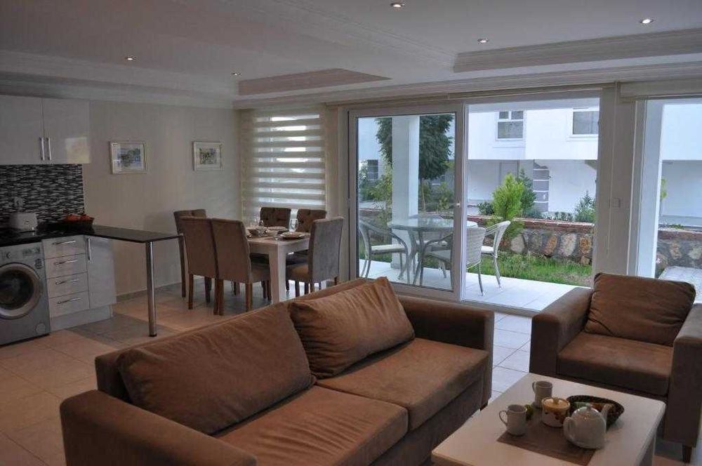 Аренда апартаментов 2+1, 90 м.кв. Личный сад с барбекю.Олюдениз,Турция