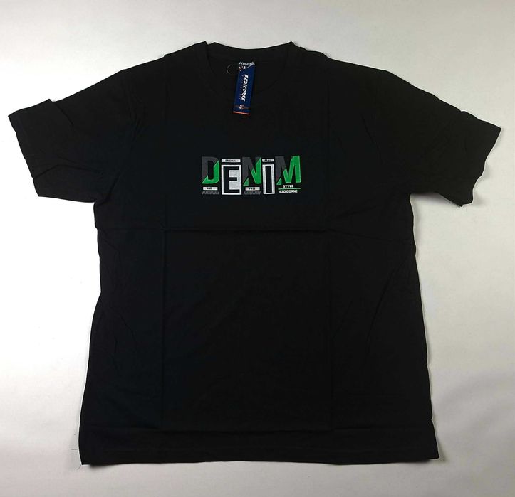 Koszulka męska bawełna t-shirt męski Ezdicorne rozmiar 5XL obwód 130 cm