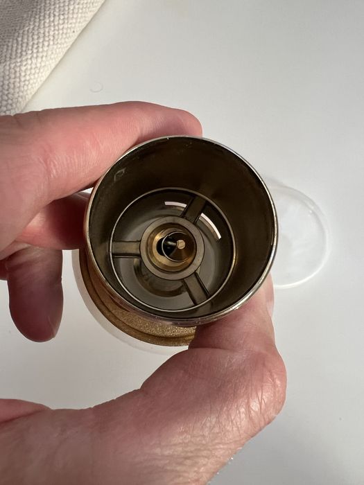 Mexen korek klik-klak okrągły z przelewem, złoty.