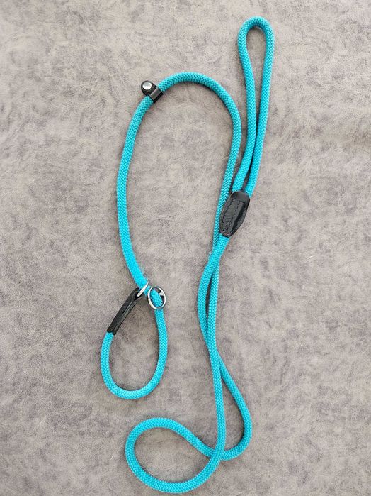 Coleira curta para cão (azul)