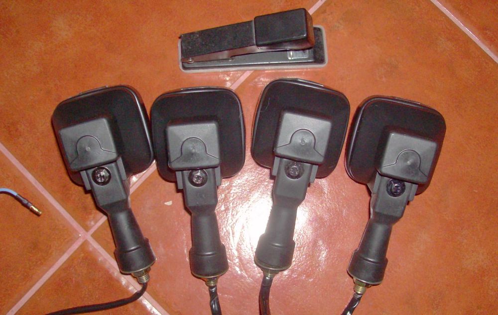 Luzes piscas mota - varios modelos - 4 piscas