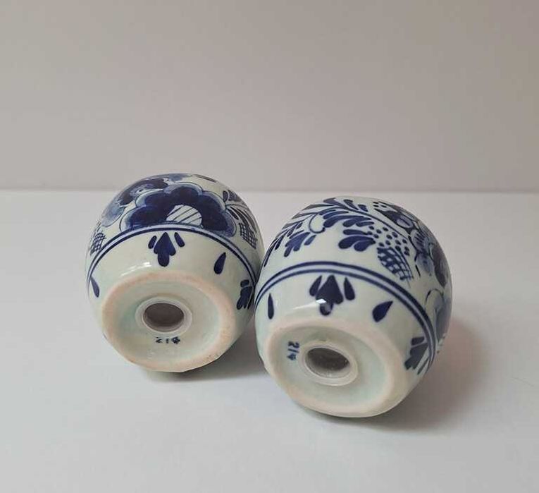 Ceramiczny Zestaw Solniczka i Pieprzniczka – Styl Delft Blue