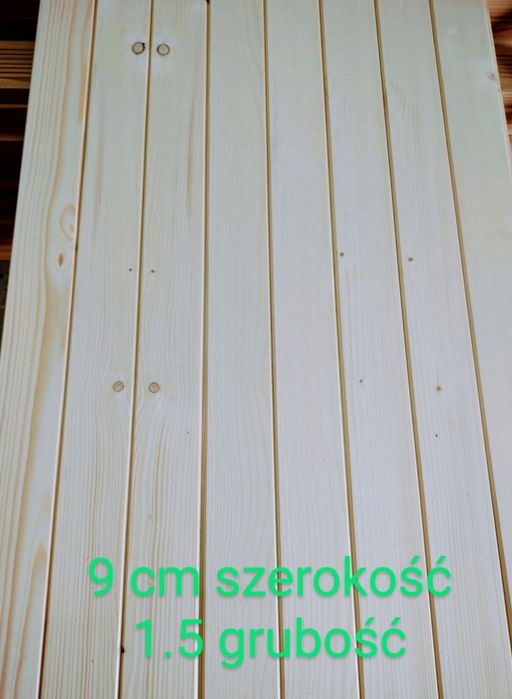 Producent Podbitka deska elewacyjna szalówka elewacja 13 cm x 1.5 1 ga