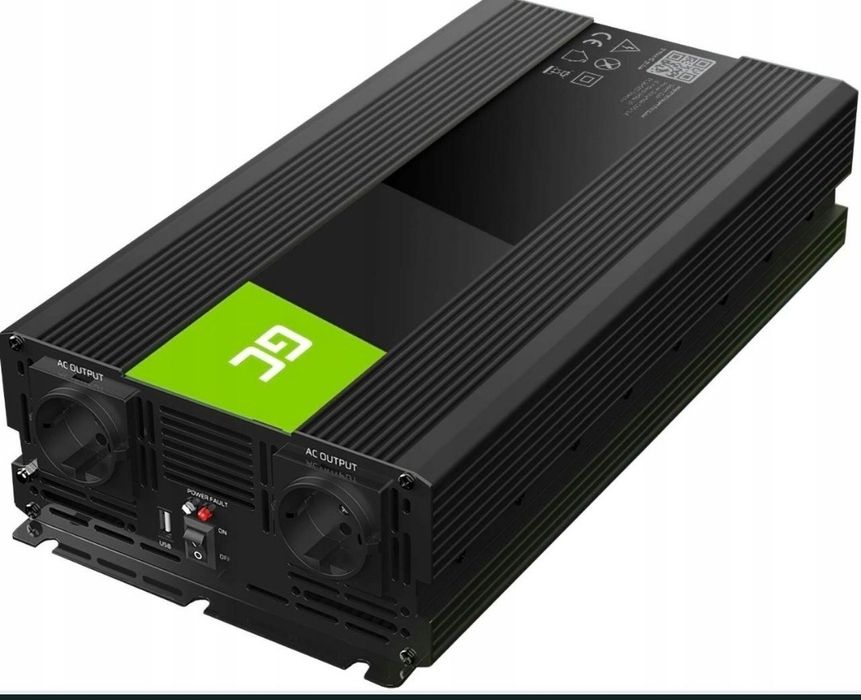 Nowa Przetwornica napięcia Inwerter 24V 1500/3000W