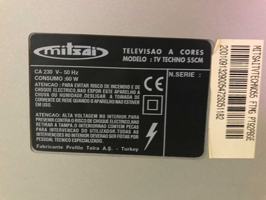 Mitsai TV with Remote Control64286368474499123