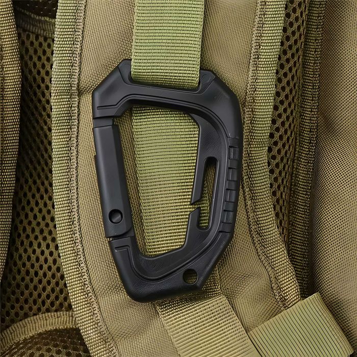 ••• Карабін MOLLE D-Кільце Полімерний Тактичний Кліпса Підсумок EDC | Карабин D-Ring Полимерный Пластиковый Тактический Клипса Крепление Снаряжение