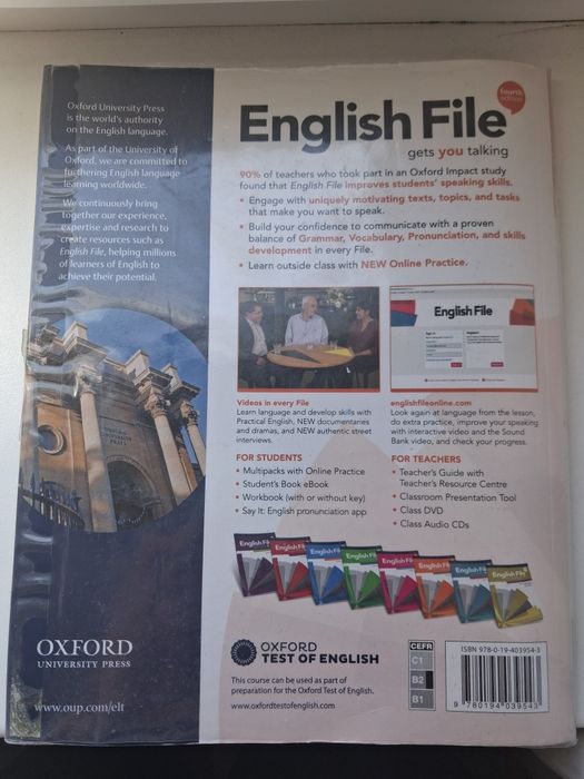 English File 4th Edition Student's book B i  Workbook  B
