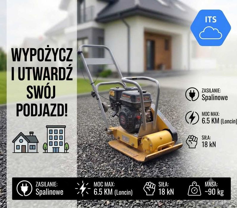 Wynajem! Zagęszczarka 90kg