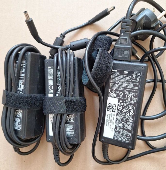 Zasilacz DELL 65W oryginalny (do Vostro) cienki wtyk 4,5mm + koniczyna