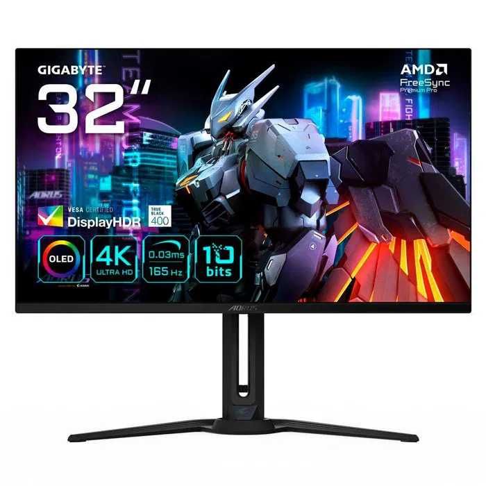 Gigabyte Aorus - QD-OLED 31.5" 4K - lacrado