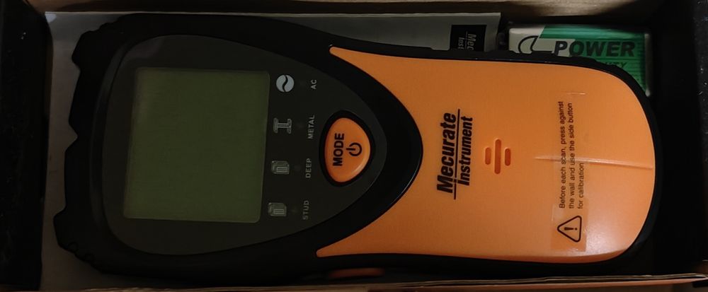 Elektroniczny wykrywacz kołków przewodów AC metalu belek Czujnik Mecur