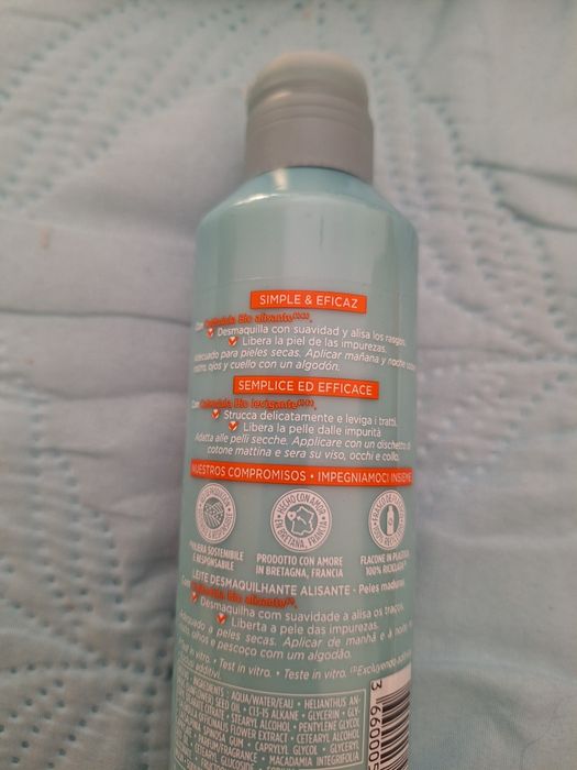 Leite Desmaquilhante Alisante 200ml Yves rocher