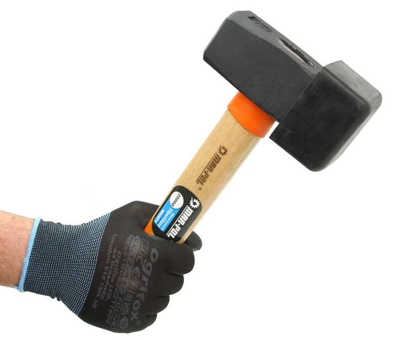 MŁOTEK BRUKARSKI 2000G Z Nakładką Gumową Gumą DO Kostki BRUKOWEJ