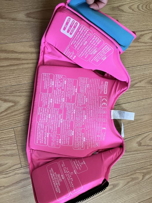 Colete de Natação espuma rosa NABAIJI (decatlon)