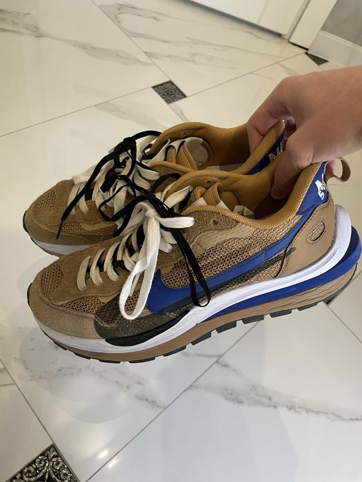Кросівки Nike sacai vaporwaffle brown