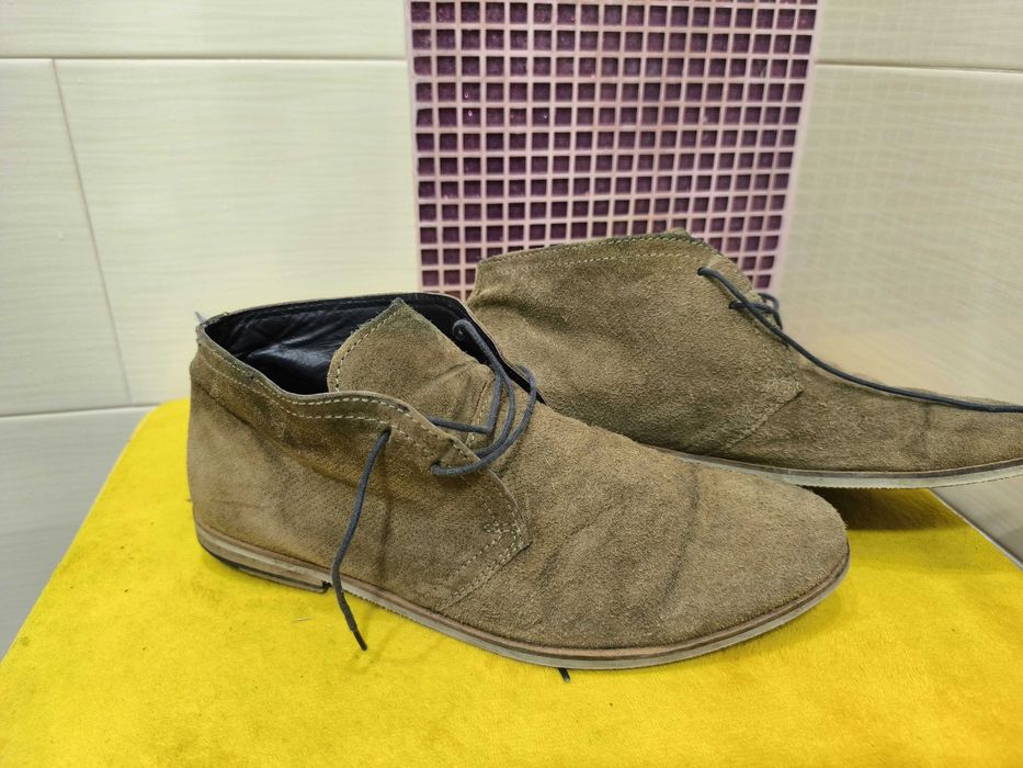 Botas Soft Grey em Pele N42