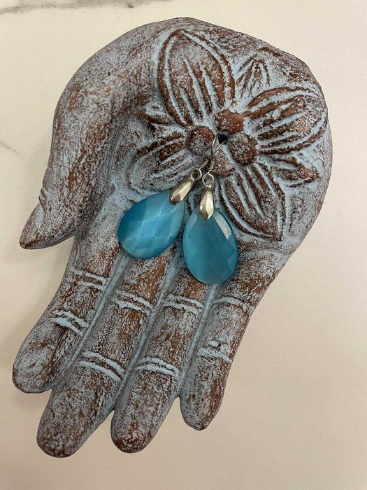 Nowe kolczyki z Pakistanu kocie oko