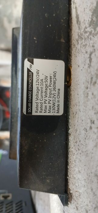 Контролер заряду 10А + Сонячна панель 30w18 в