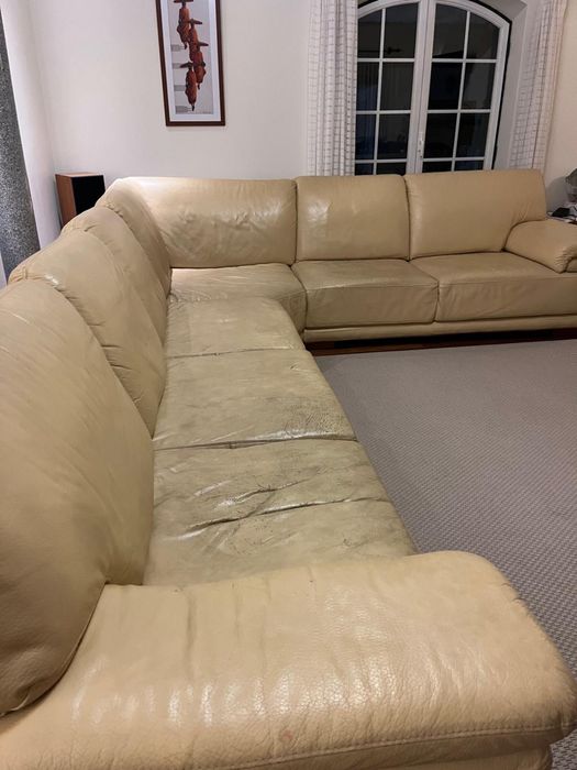 Sofa de pele VENDA URGENTE